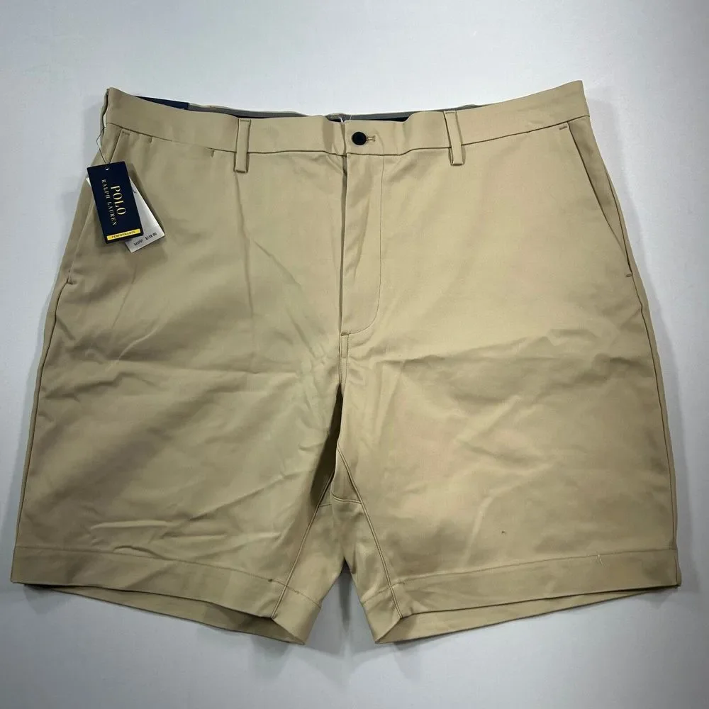 Polo Ralph Lauren Performance Chino Shorts Mens 42 Khaki‎ 7